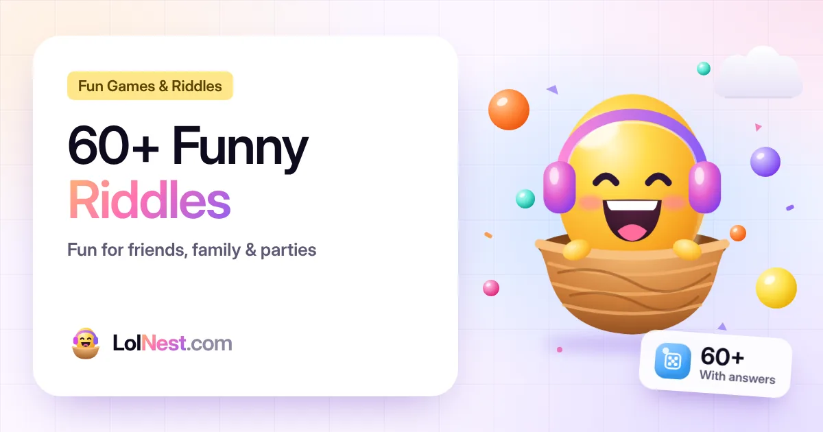 60+ Funny Riddles With Answers (What Am I, Trick & Punny)