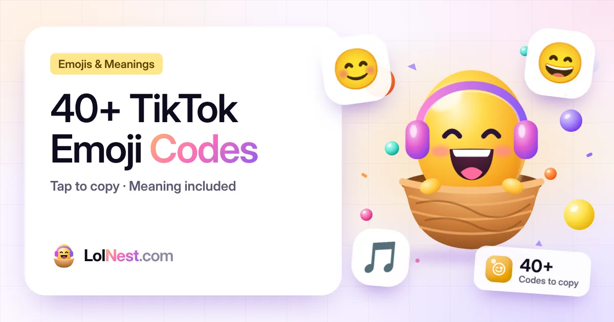 TikTok Emoji Codes: All 46 Secret TikTok Emojis and Meanings